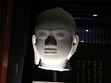 Muscat 05 Al Bustan 12 Buddha Head Outside China Mood Restaurant A sculpture of a serene Buddha�s head welcomed us to the China Mood restaurant at the Al Bustan Palace hotel.